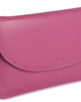 SADDLER ISABELLE Leather Slimline Crossbody Bag - Adjustable Strap, Multiple Pockets, Magnetic Closure - RFID Protected