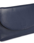 SADDLER ISABELLE Leather Slimline Crossbody Bag - Adjustable Strap, Multiple Pockets, Magnetic Closure - RFID Protected