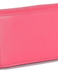 SADDLER JESSICA Leather Credit Card Holder with RFID Protection - 2 Sections and ID Window
