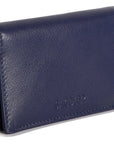 SADDLER JESSICA Leather Credit Card Holder with RFID Protection - 2 Sections and ID Window
