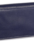 SADDLER JESSICA Leather Credit Card Holder with RFID Protection - 2 Sections and ID Window