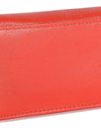 SADDLER JESSICA Leather Credit Card Holder with RFID Protection - 2 Sections and ID Window