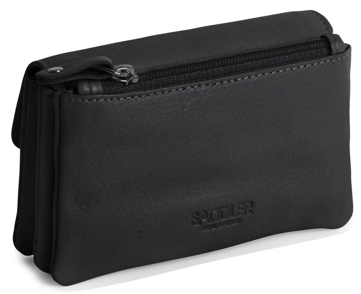Spacious Leather Purse "Lily" – Handmade by Saddler | RFID Protected &amp; Gift Boxed | Triple Gusset Design for Cards, Coins &amp; Keys