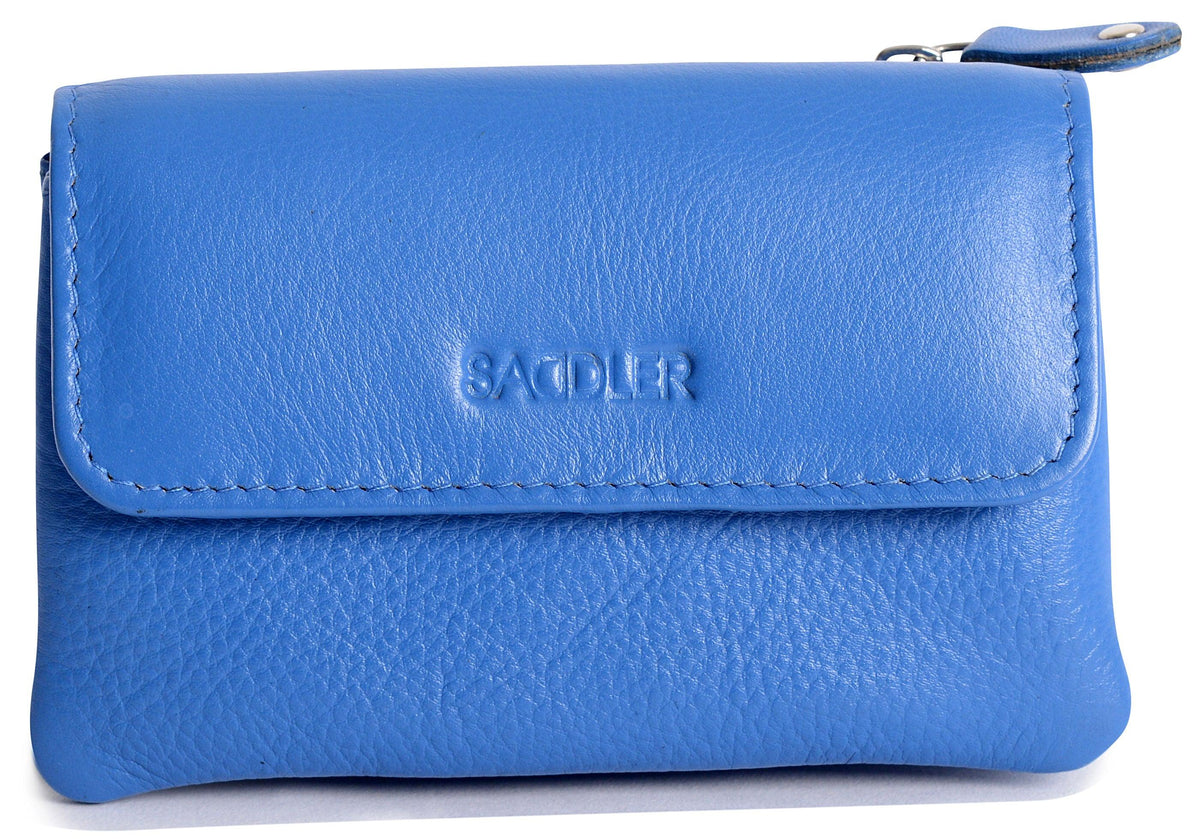 Spacious Leather Purse "Lily" – Handmade by Saddler | RFID Protected &amp; Gift Boxed | Triple Gusset Design for Cards, Coins &amp; Keys