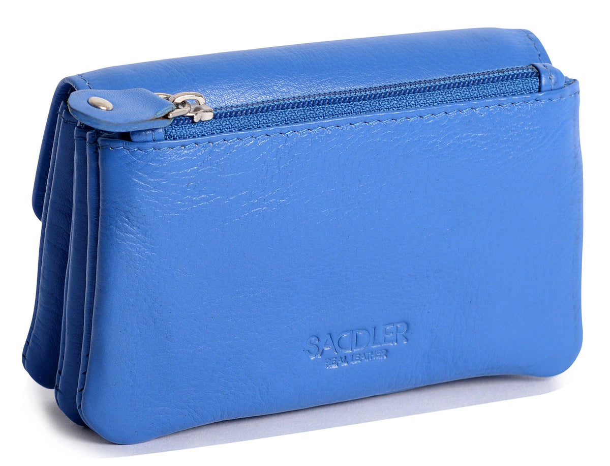 Spacious Leather Purse "Lily" – Handmade by Saddler | RFID Protected &amp; Gift Boxed | Triple Gusset Design for Cards, Coins &amp; Keys