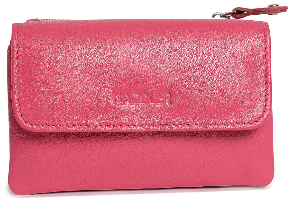 Spacious Leather Purse "Lily" – Handmade by Saddler | RFID Protected &amp; Gift Boxed | Triple Gusset Design for Cards, Coins &amp; Keys