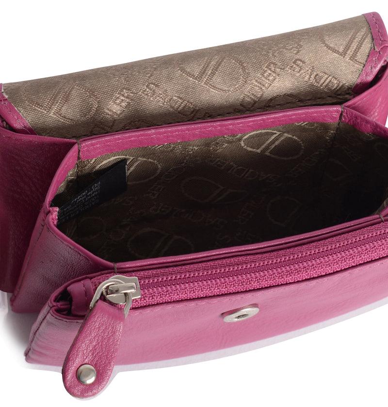 Spacious Leather Purse "Lily" – Handmade by Saddler | RFID Protected &amp; Gift Boxed | Triple Gusset Design for Cards, Coins &amp; Keys