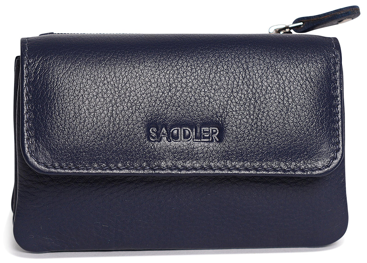 Spacious Leather Purse "Lily" – Handmade by Saddler | RFID Protected &amp; Gift Boxed | Triple Gusset Design for Cards, Coins &amp; Keys