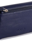 Spacious Leather Purse "Lily" – Handmade by Saddler | RFID Protected & Gift Boxed | Triple Gusset Design for Cards, Coins & Keys