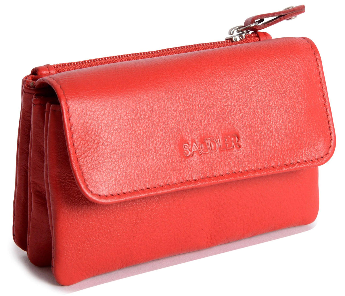 Spacious Leather Purse "Lily" – Handmade by Saddler | RFID Protected &amp; Gift Boxed | Triple Gusset Design for Cards, Coins &amp; Keys