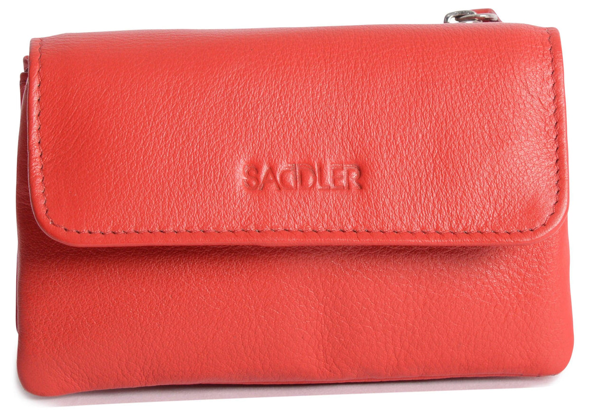 Spacious Leather Purse "Lily" – Handmade by Saddler | RFID Protected &amp; Gift Boxed | Triple Gusset Design for Cards, Coins &amp; Keys