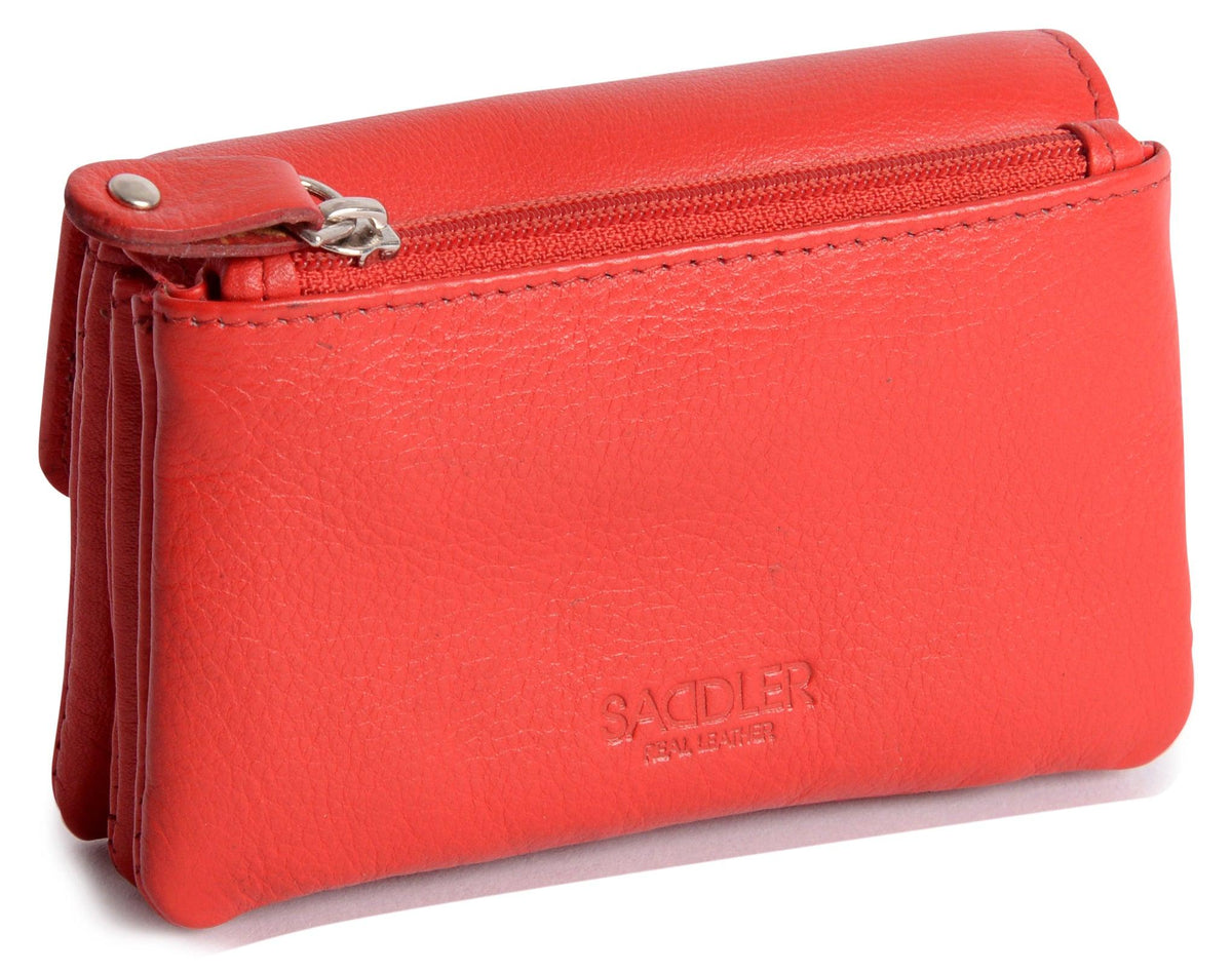 Spacious Leather Purse "Lily" – Handmade by Saddler | RFID Protected &amp; Gift Boxed | Triple Gusset Design for Cards, Coins &amp; Keys
