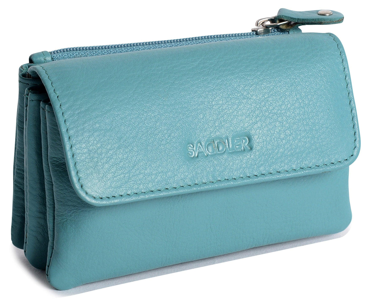 Spacious Leather Purse "Lily" – Handmade by Saddler | RFID Protected &amp; Gift Boxed | Triple Gusset Design for Cards, Coins &amp; Keys