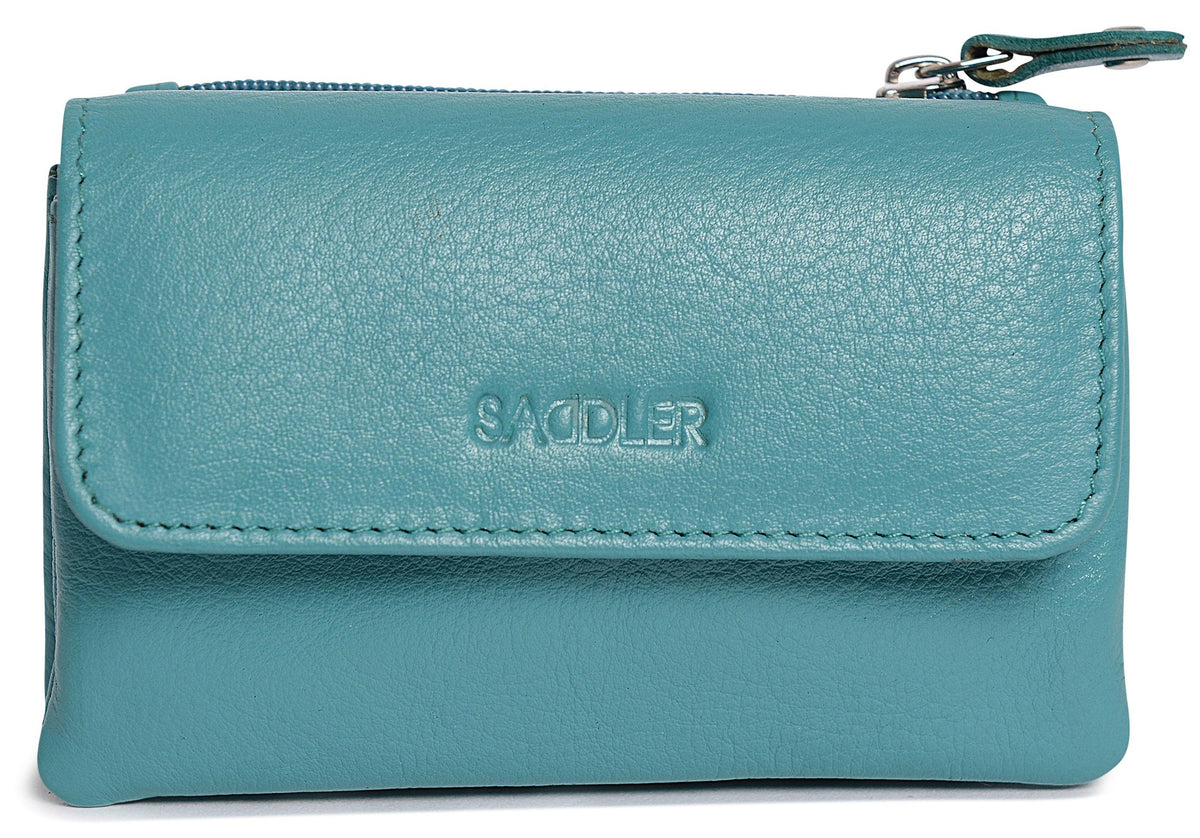 Spacious Leather Purse "Lily" – Handmade by Saddler | RFID Protected &amp; Gift Boxed | Triple Gusset Design for Cards, Coins &amp; Keys