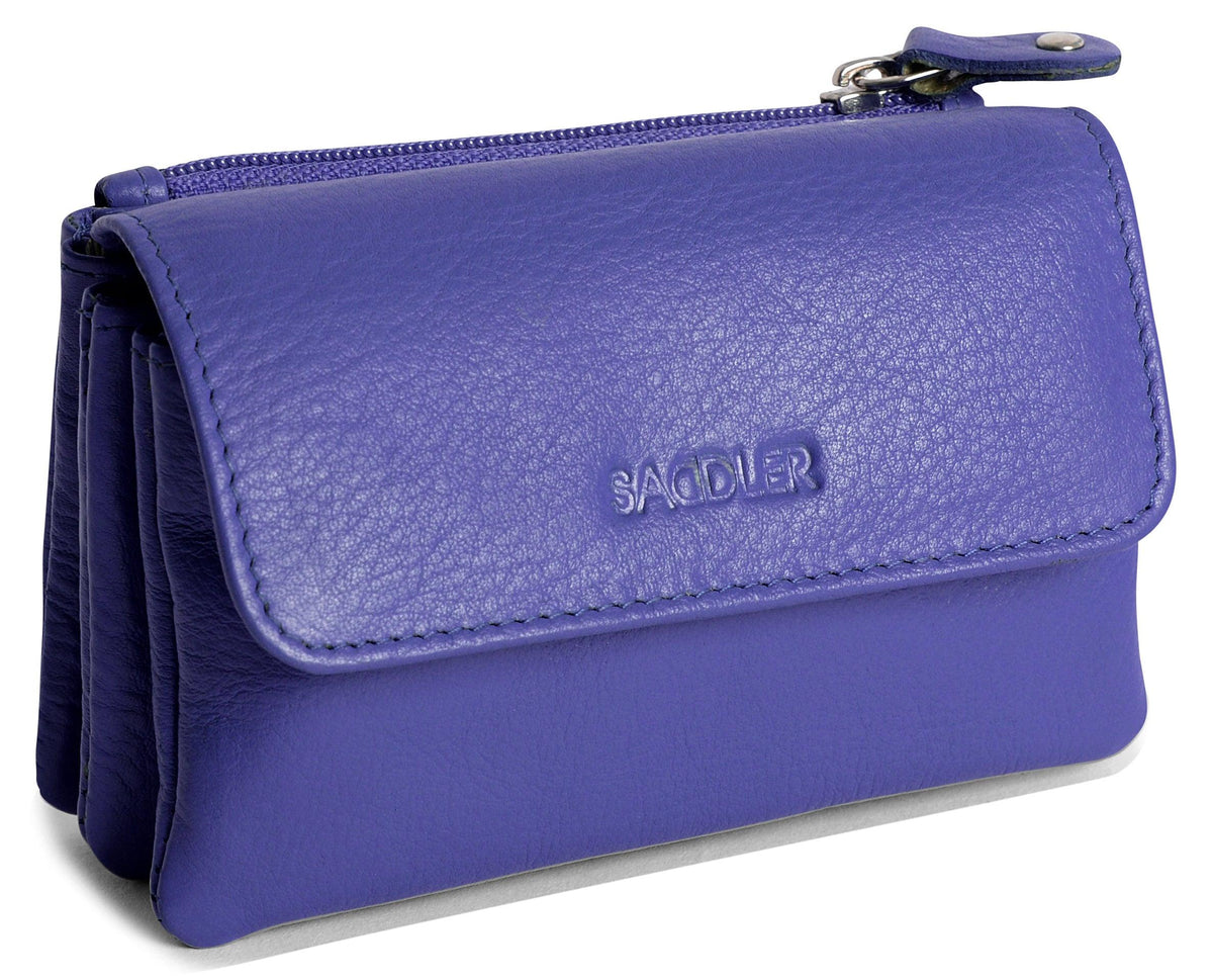 Spacious Leather Purse "Lily" – Handmade by Saddler | RFID Protected &amp; Gift Boxed | Triple Gusset Design for Cards, Coins &amp; Keys