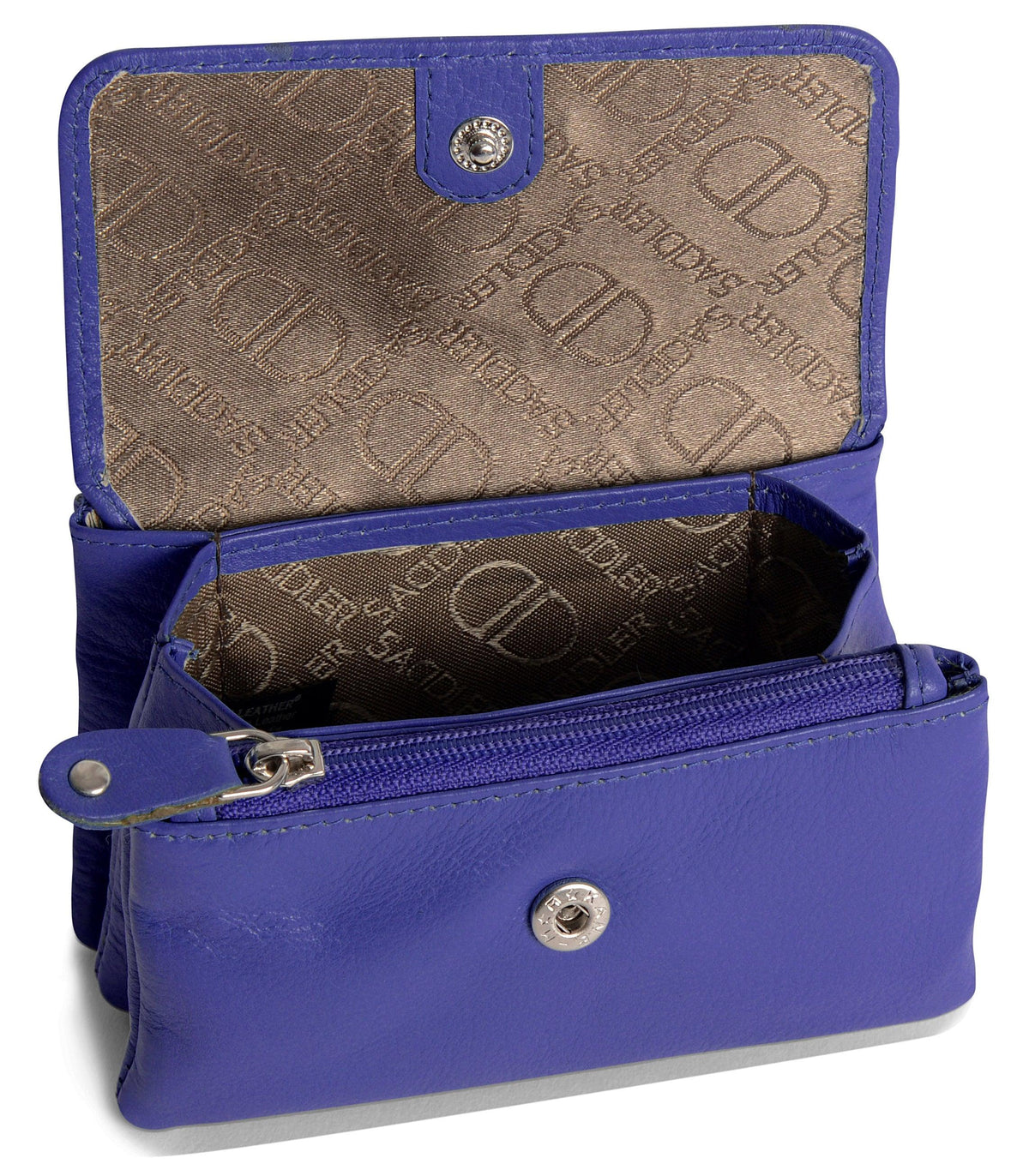 Spacious Leather Purse "Lily" – Handmade by Saddler | RFID Protected &amp; Gift Boxed | Triple Gusset Design for Cards, Coins &amp; Keys