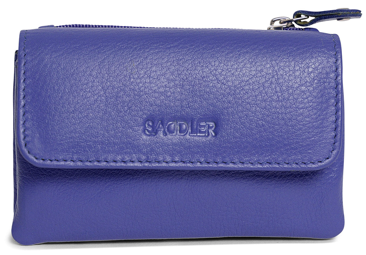Spacious Leather Purse "Lily" – Handmade by Saddler | RFID Protected &amp; Gift Boxed | Triple Gusset Design for Cards, Coins &amp; Keys