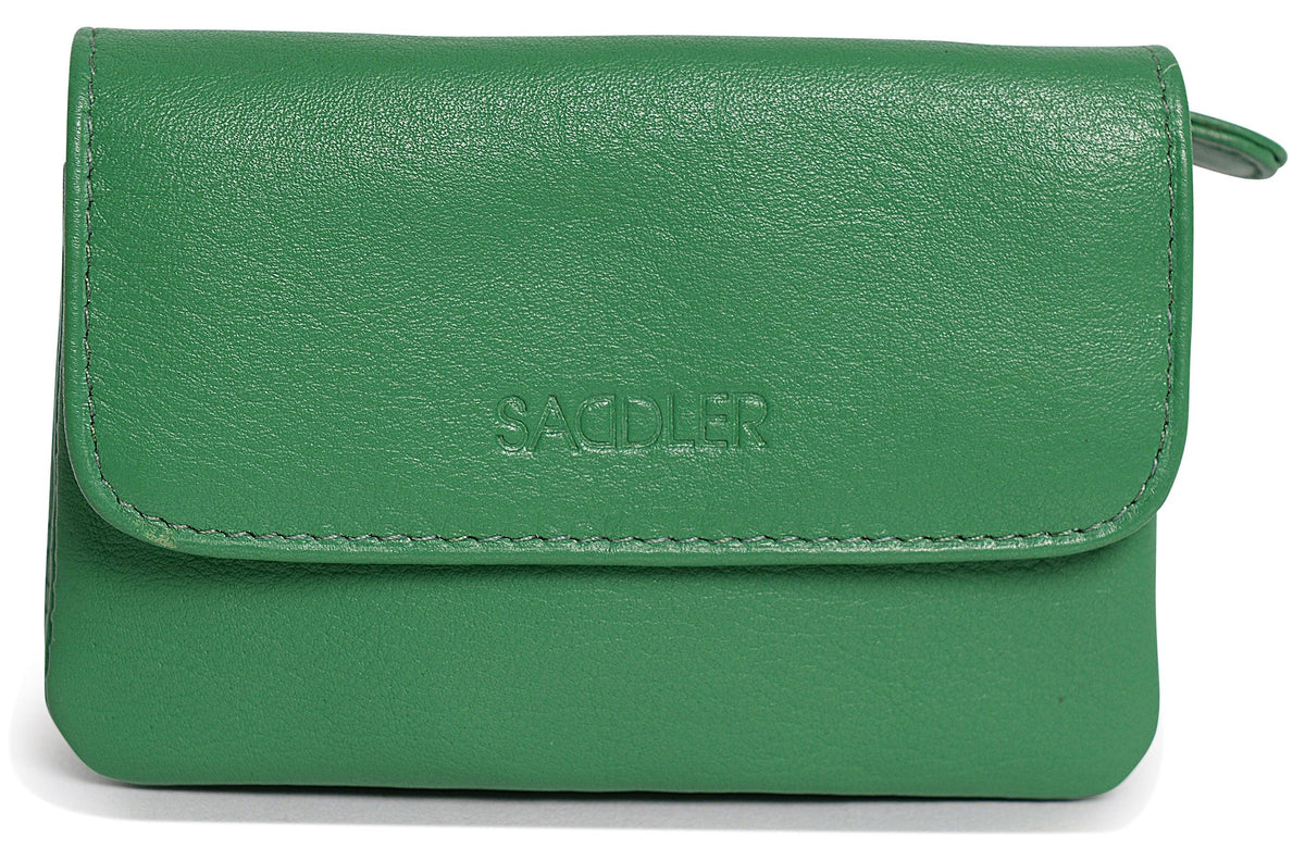 Spacious Leather Purse "Lily" – Handmade by Saddler | RFID Protected &amp; Gift Boxed | Triple Gusset Design for Cards, Coins &amp; Keys
