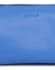 SADDLER MEGAN Leather Zip Top Cosmetic Bag - Large Capacity and Inner Zip Pocket - RFID Protected