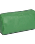 SADDLER MEGAN Leather Zip Top Cosmetic Bag - Large Capacity and Inner Zip Pocket - RFID Protected