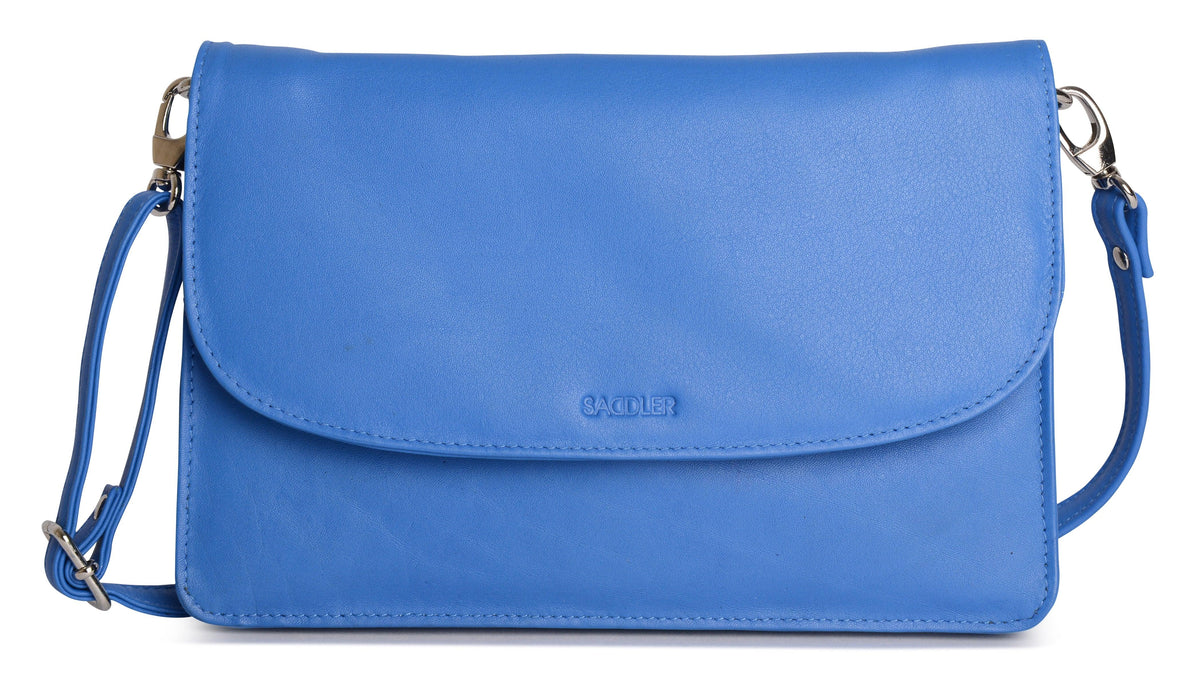 SADDLER Olivia 3-Section Leather Crossbody Bag &amp; Clutch – Compact &amp; Stylish - Gift Boxed