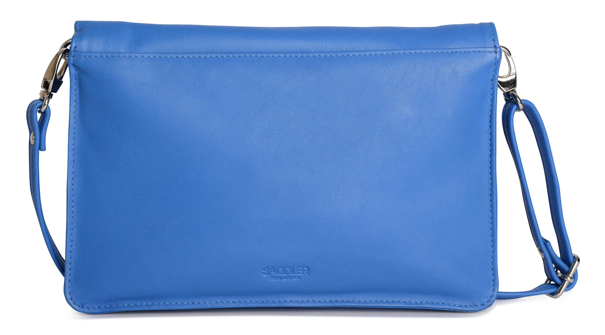 SADDLER Olivia 3-Section Leather Crossbody Bag &amp; Clutch – Compact &amp; Stylish - Gift Boxed