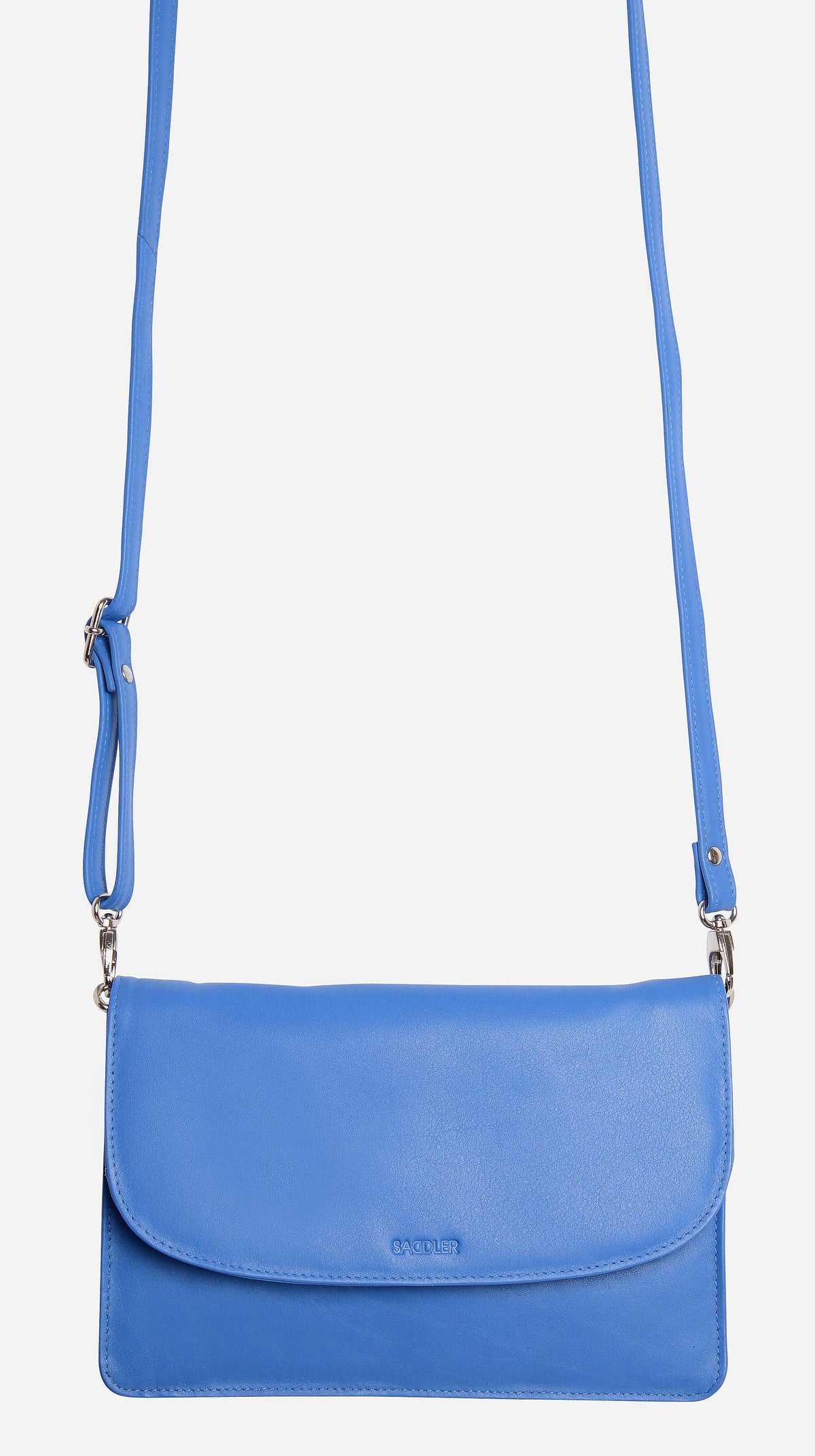 SADDLER Olivia 3-Section Leather Crossbody Bag &amp; Clutch – Compact &amp; Stylish - Gift Boxed