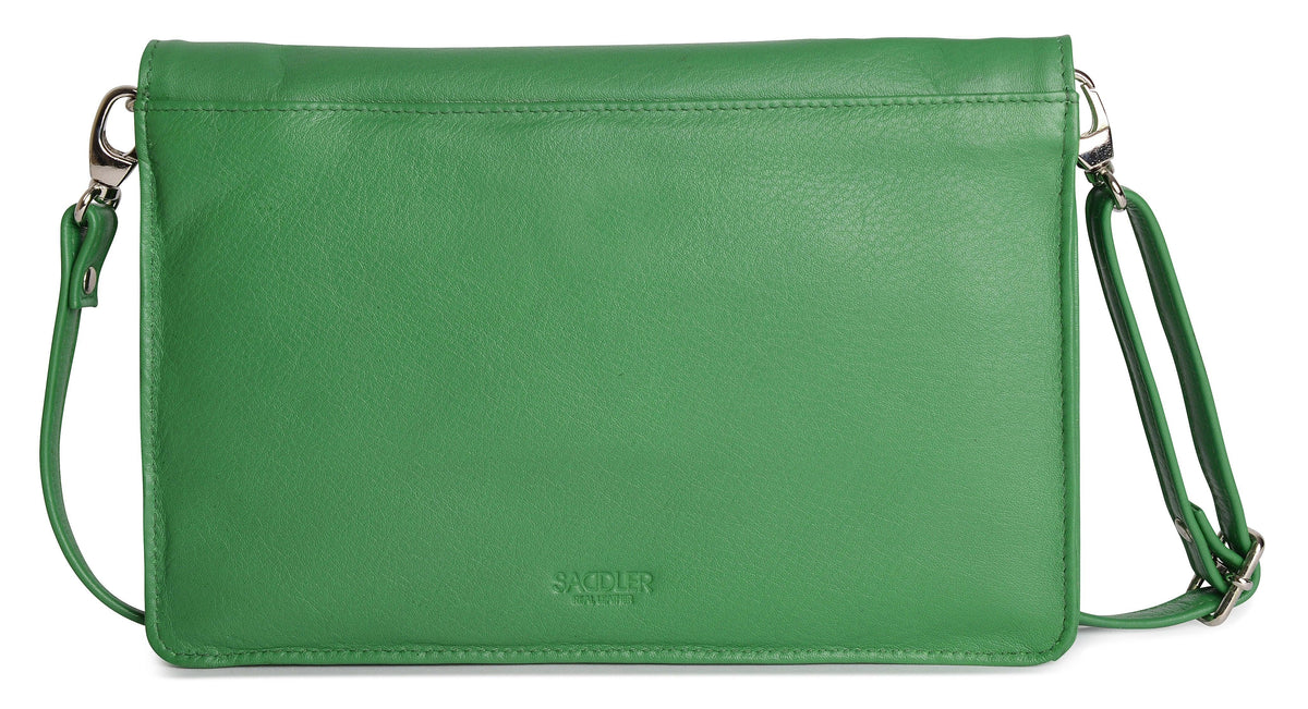 SADDLER Olivia 3-Section Leather Crossbody Bag &amp; Clutch – Compact &amp; Stylish - Gift Boxed