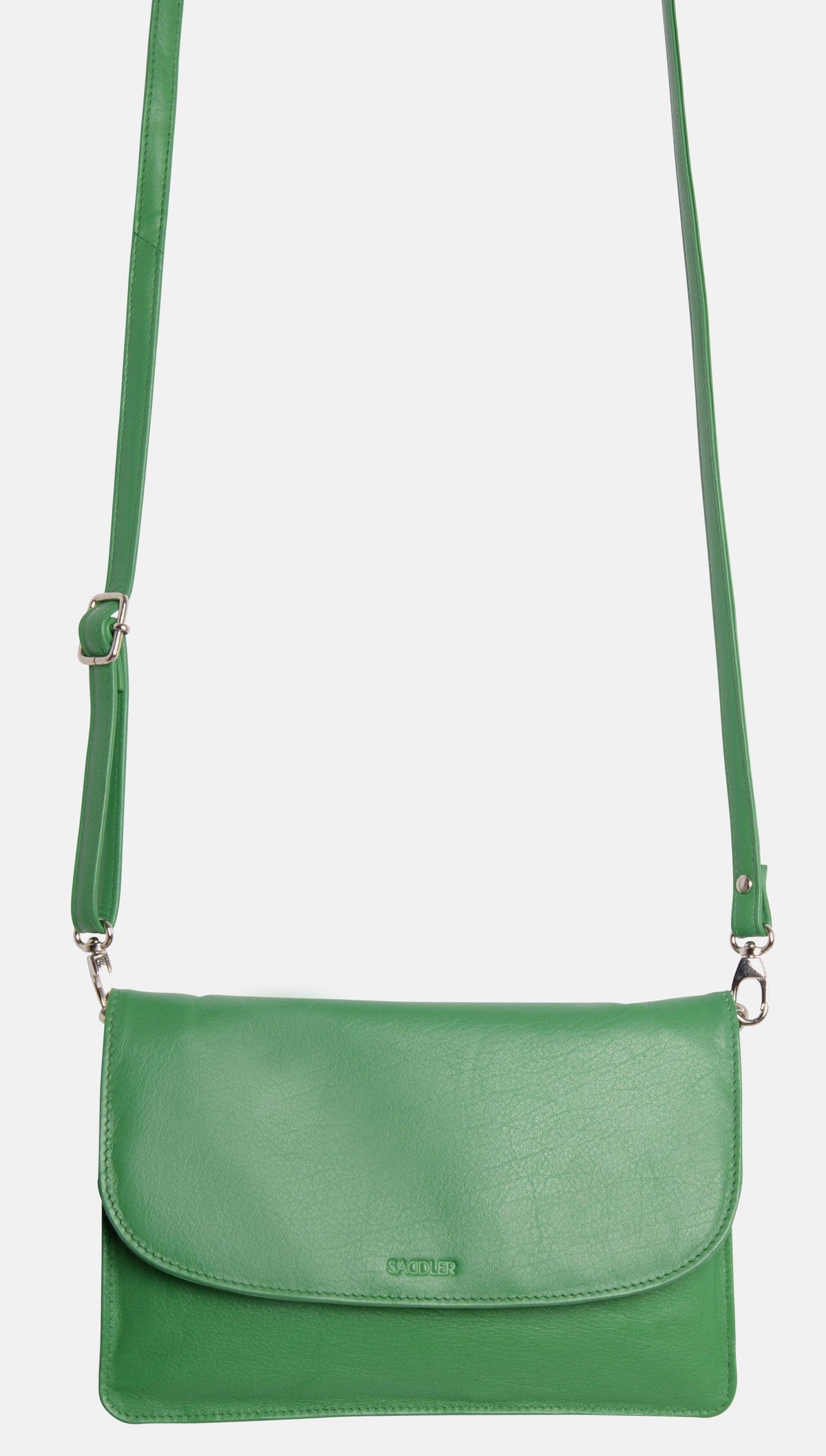SADDLER Olivia 3-Section Leather Crossbody Bag &amp; Clutch – Compact &amp; Stylish - Gift Boxed