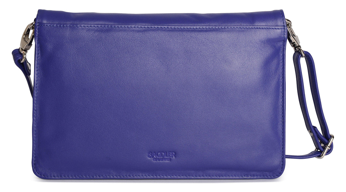 SADDLER Olivia 3-Section Leather Crossbody Bag &amp; Clutch – Compact &amp; Stylish - Gift Boxed