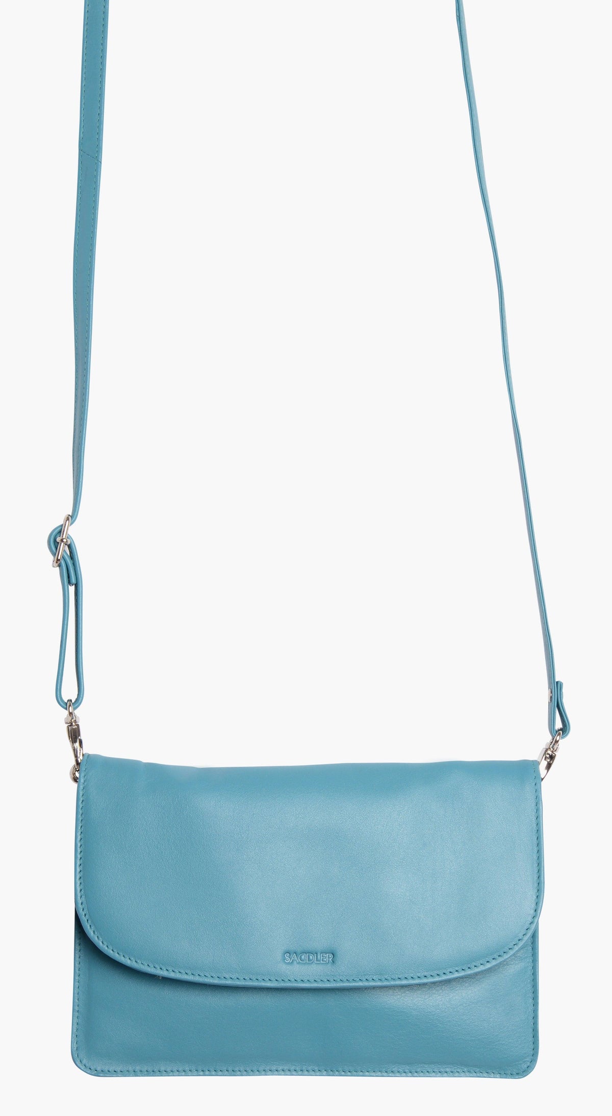 SADDLER Olivia 3-Section Leather Crossbody Bag &amp; Clutch – Compact &amp; Stylish - Gift Boxed