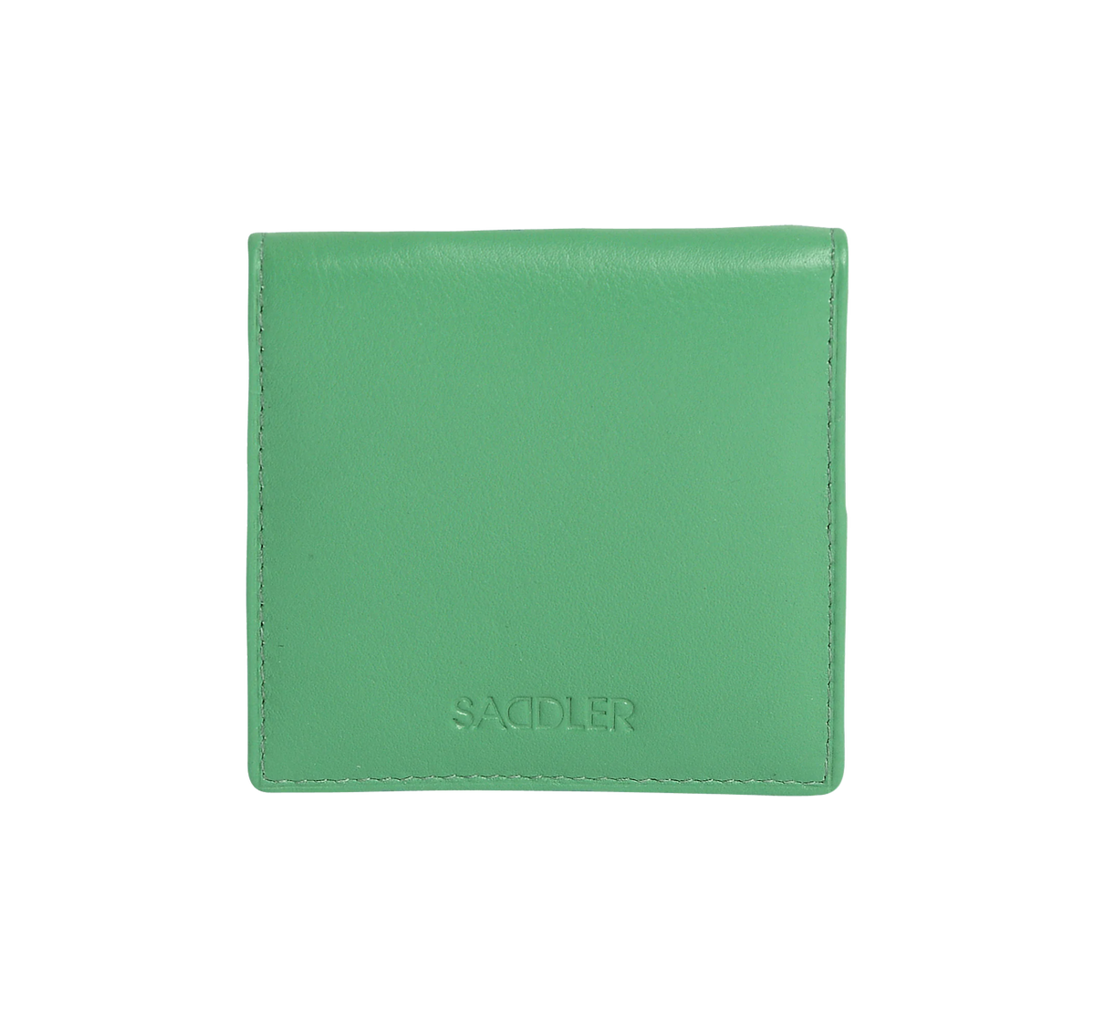 SADDLER POPPY Leather Square Mini Tray Purse