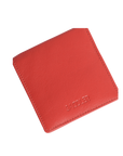 SADDLER POPPY Leather Square Mini Tray Purse