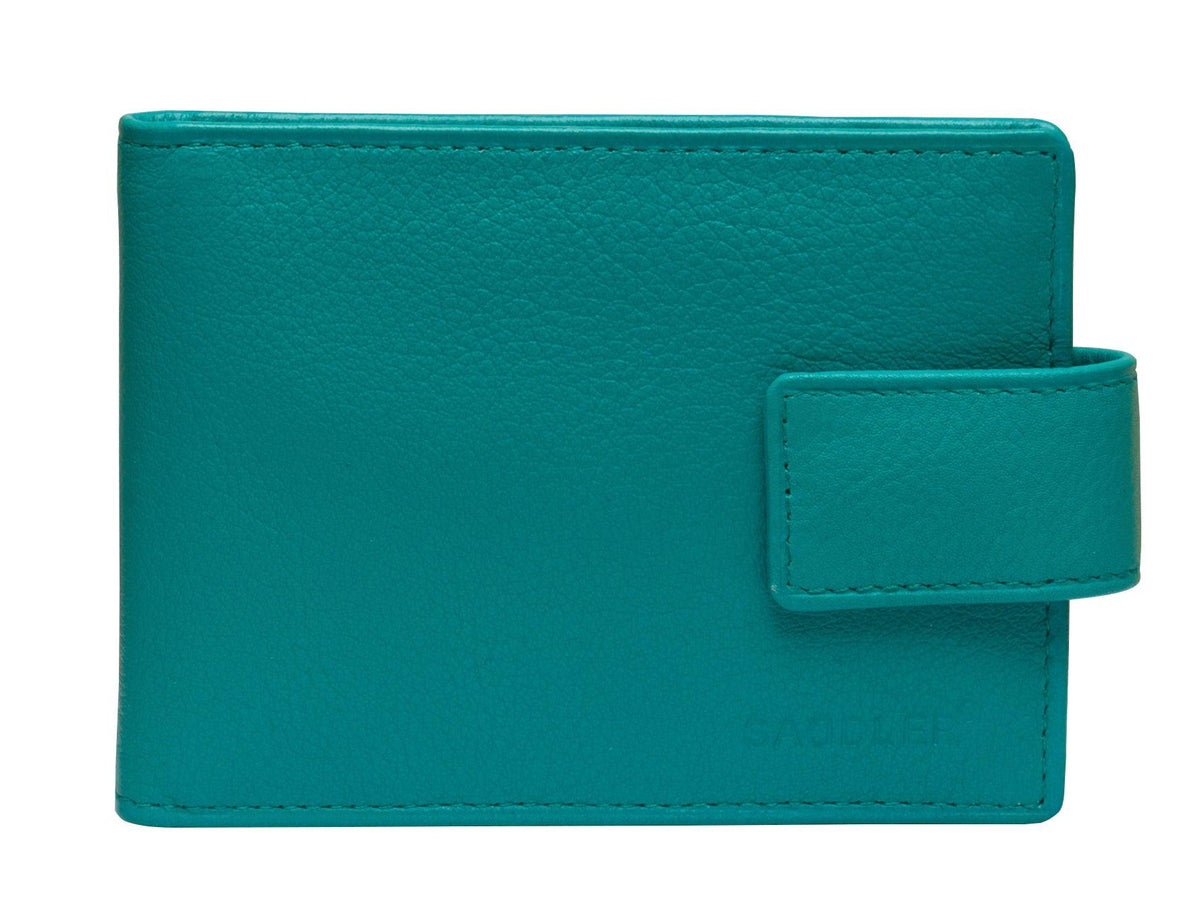 Robyn Compact Leather Card Wallet – Handmade by Saddler | RFID Protected &amp; Gift Boxed