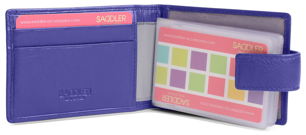 Robyn Compact Leather Card Wallet – Handmade by Saddler | RFID Protected &amp; Gift Boxed