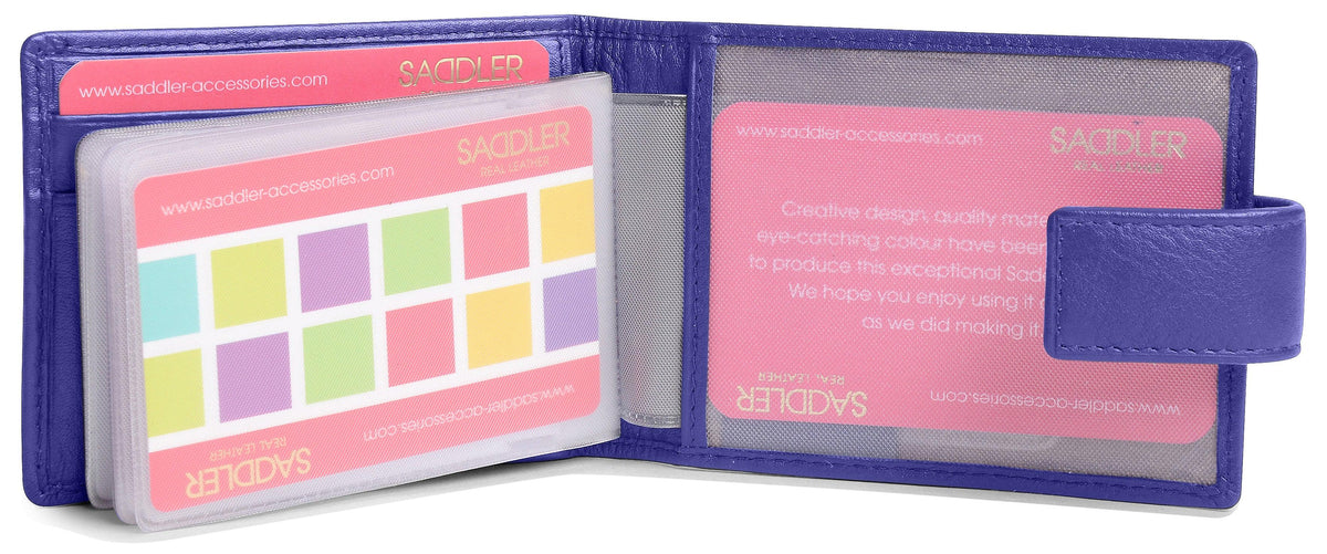 Robyn Compact Leather Card Wallet – Handmade by Saddler | RFID Protected &amp; Gift Boxed