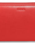 SADDLER SOPHIA Leather Zip Around Purse  - 15 Card slots, Mobile Phone Pocket,  Detachable Wrist Strap- RFID Protected