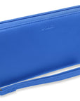 SADDLER SOPHIA Leather Zip Around Purse  - 15 Card slots, Mobile Phone Pocket,  Detachable Wrist Strap- RFID Protected