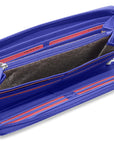 SADDLER SOPHIA Leather Zip Around Purse  - 15 Card slots, Mobile Phone Pocket,  Detachable Wrist Strap- RFID Protected