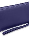 SADDLER SOPHIA Leather Zip Around Purse  - 15 Card slots, Mobile Phone Pocket,  Detachable Wrist Strap- RFID Protected