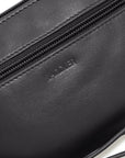 SADDLER SCARLETT Leather Zip Top Mini Clutch - Phone Holder with Detachable Wrist Strap - RFID Protected