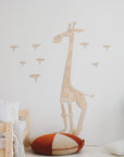 Safari Giraffe Wooden Wall Decoration