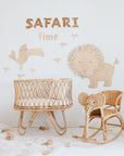 Safari Lion Wooden Wall Art Decoration