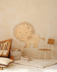 Safari Lion Wooden Wall Art Decoration