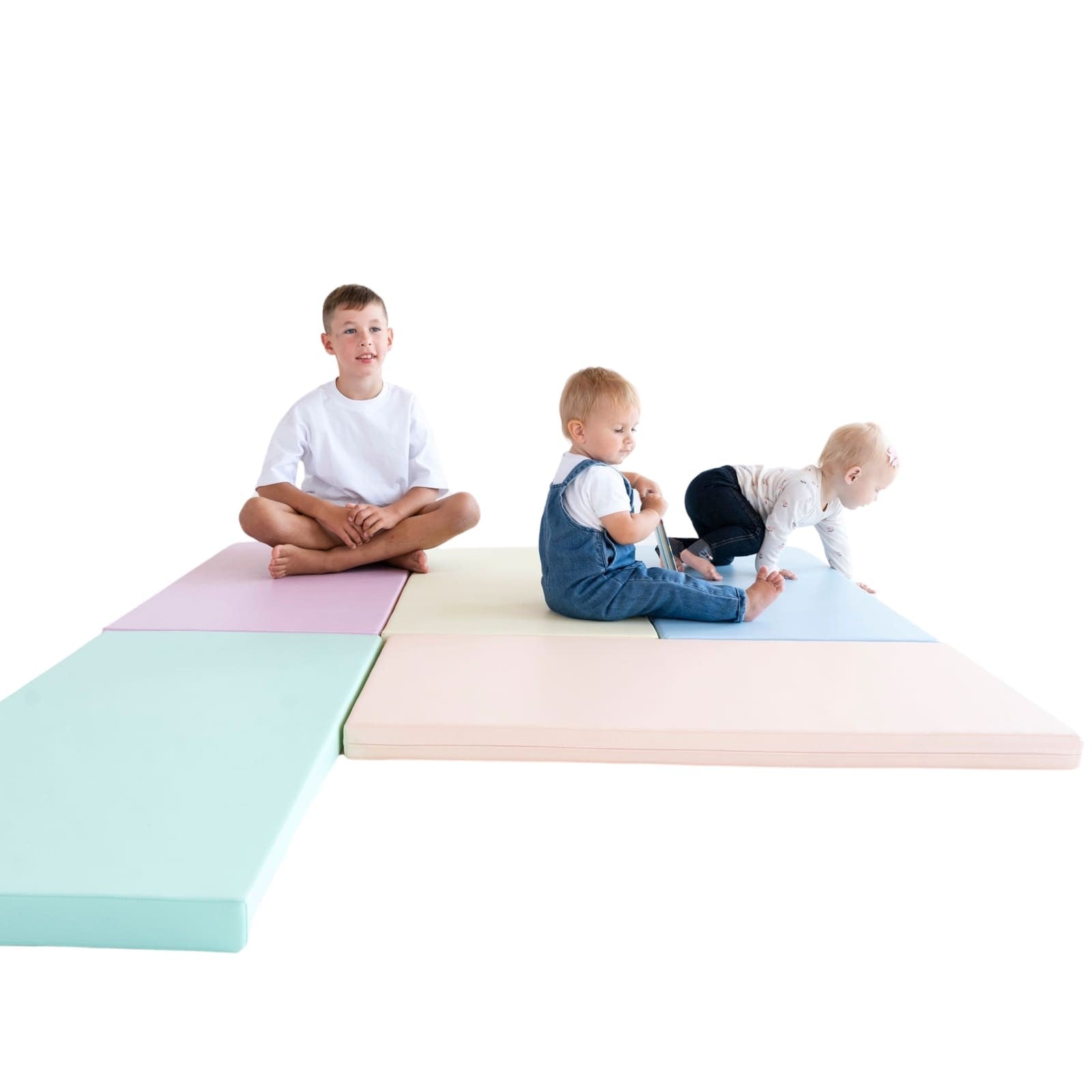 Pastel Play Mat Set for Safety and Comfort
