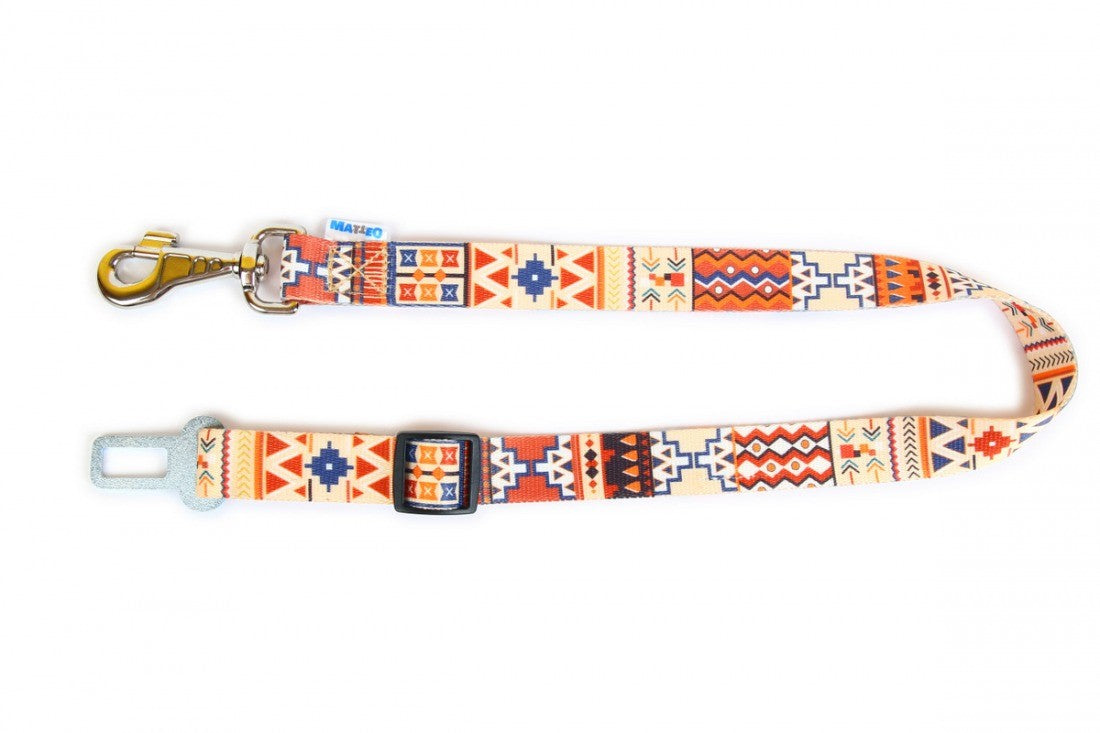 Boho Style Car Safety Strap for Dogs