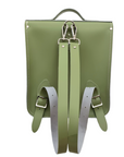 Handmade Leather City Backpack - Sage Green