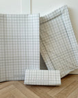 Anti-Roll Wedge Changing Mat - Sage Green Gingham