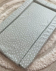 Standard Changing Mat - Sage Green Spots