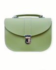 Olympia Handmade Leather Bag - Sage Green